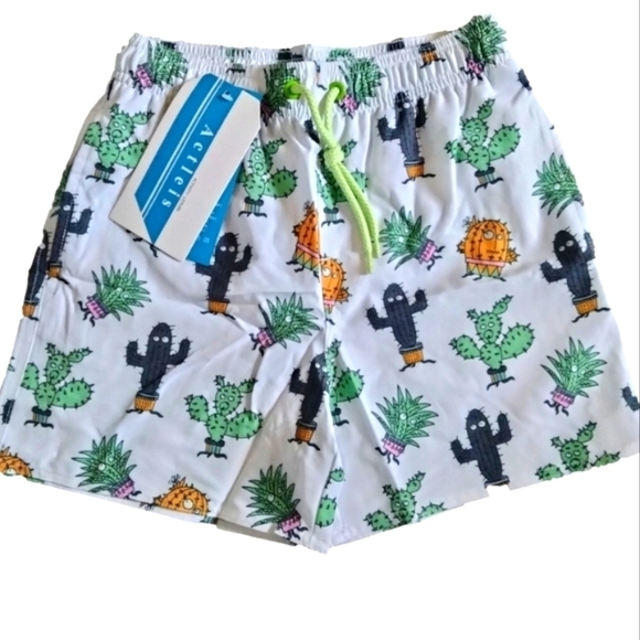 NWT Actleis Swim Trunks 6x/7 - Picture 1 of 3